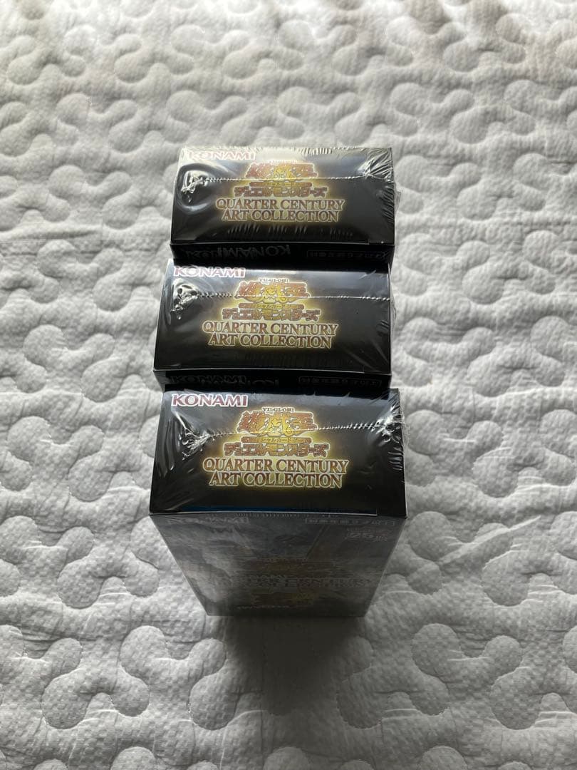 遊戯王クォーターセンチュリーアートコレクション25th　3BOX シュリンクあり