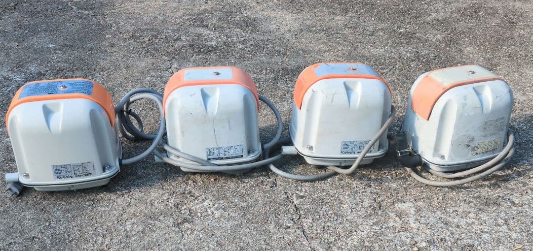 ジャンク 4台セット② LP-80E クボタkubota ブロワーエアポンプ