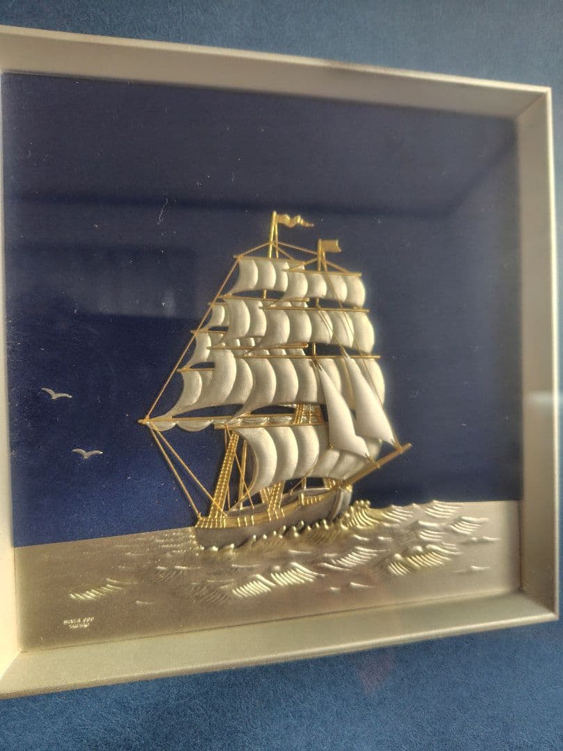 関 武比古 純銀99.9 額 帆船 7号 - メルカリ