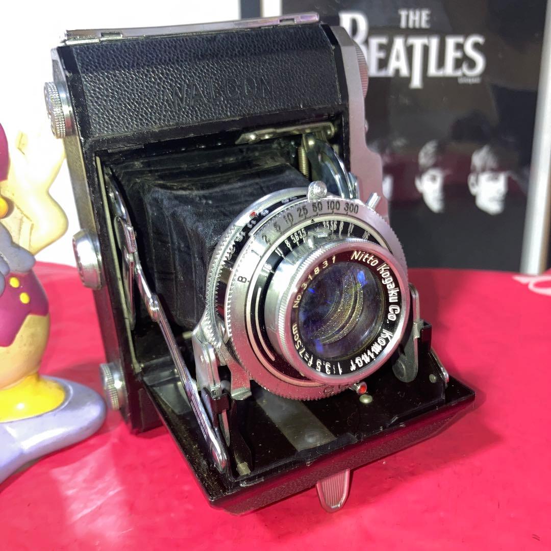 ヴィンテージ蛇腹WALCON COPAL中判カメラNitto kogaku完動品