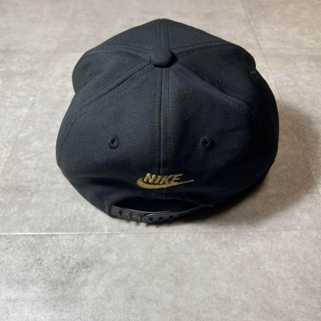 ナイキNIKEキャップ帽子ヴィンテージ90sスナップバック黒ネイジャパ