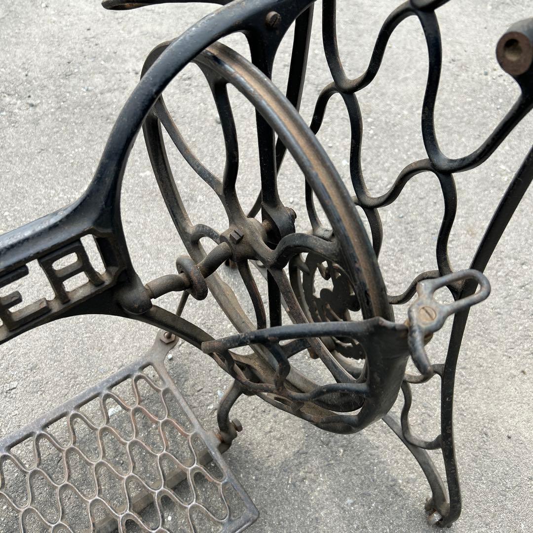 シンガー網目ミシン脚ミシン台テーブル脚アンティークレトロb10