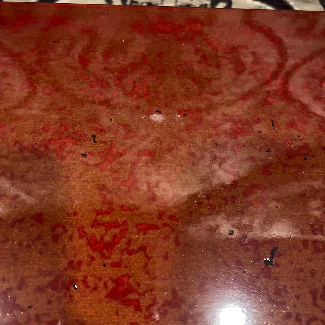 特許　金剛石目塗　鳥羽硬忍　鳥羽清一　漆器　花台　PATENT華道　茶道具