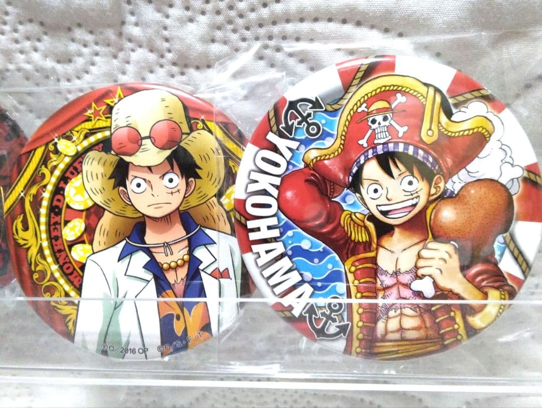 ワンピース]ワンピース HBDイニシャルホログラム缶バッジ[5.5 モンキー