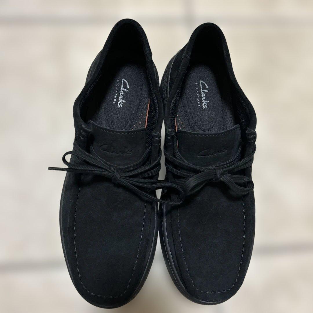 Clarksワラビー黒　UK6G US7M