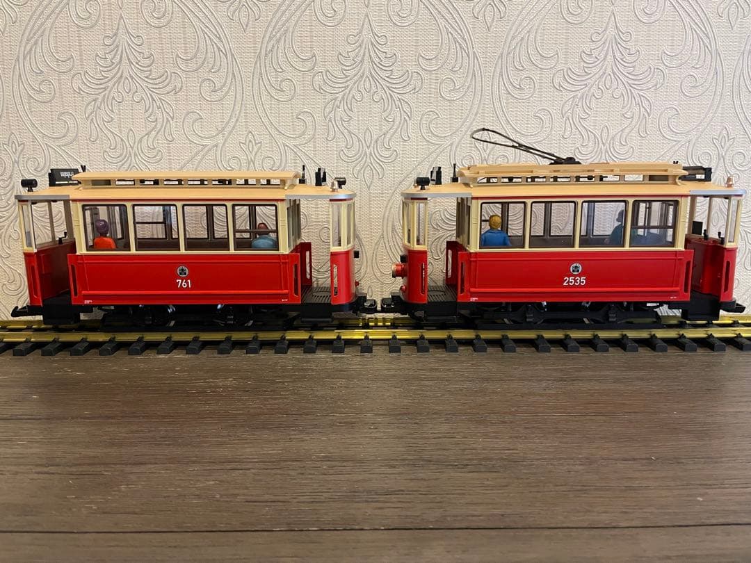 Gゲージ LGB ハンブルグ路面電車2両セット