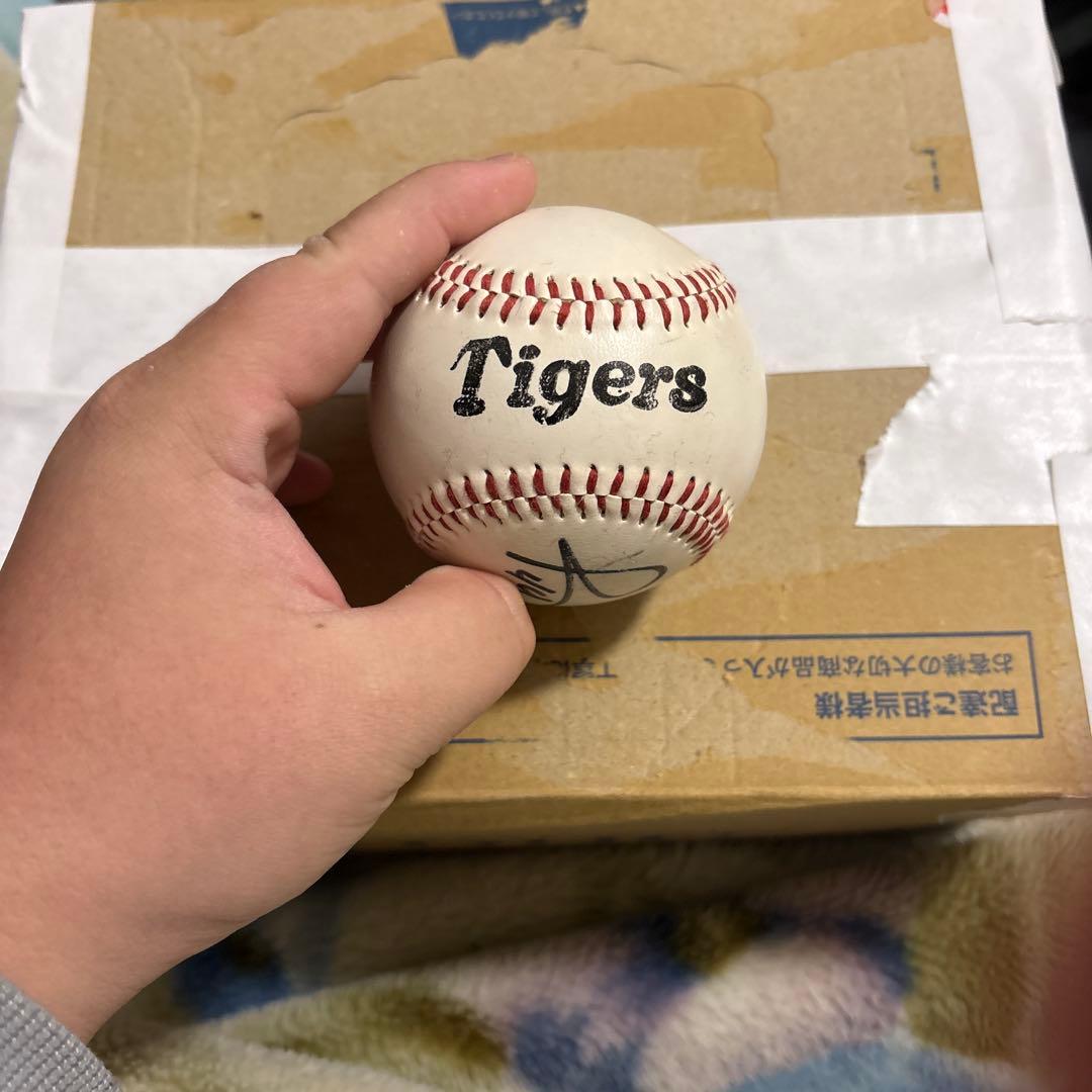 阪神タイガース ランディバースサイン入り野球ボール - メルカリ