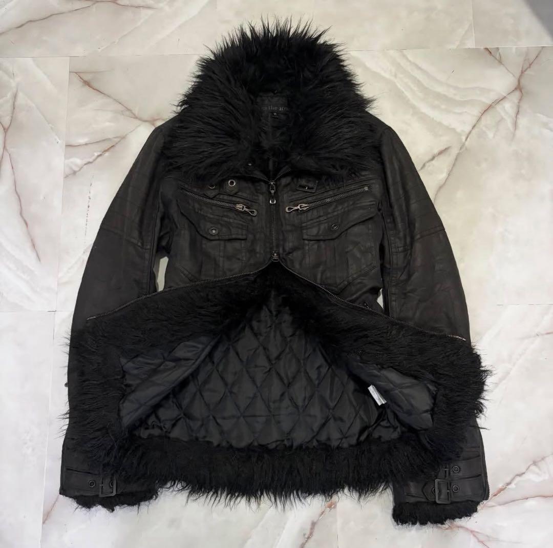 in the attic coated fur jacket 平成 y2k - メルカリ