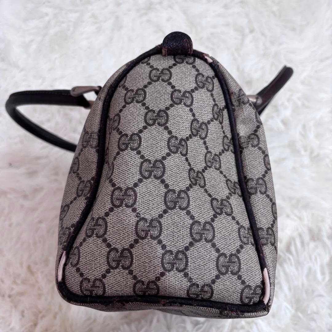 【GUCCI オールドグッチ】ミニボストン GG柄 シェリーライン