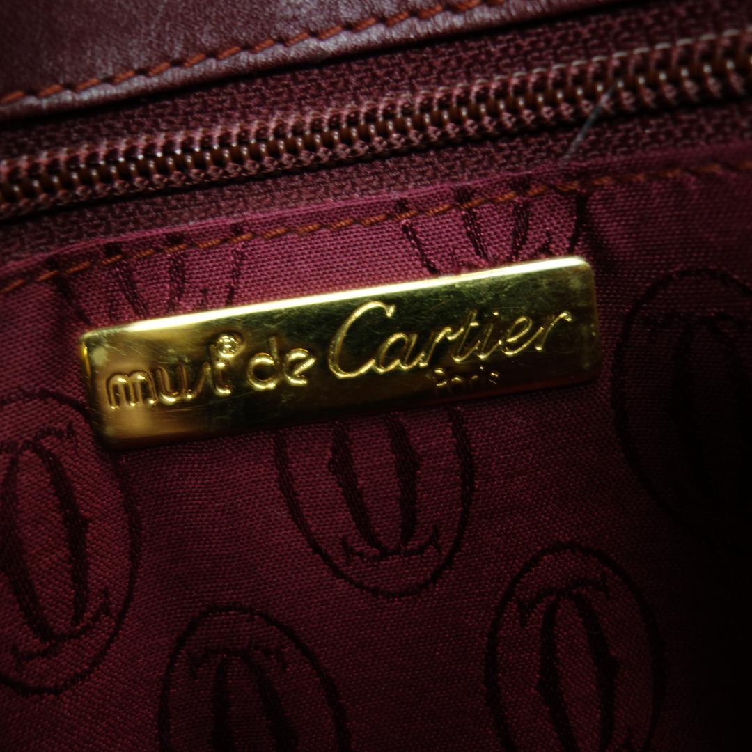 s*u様 8959 カルティエ(CARTIER) マスト レザーショルダーバッグ