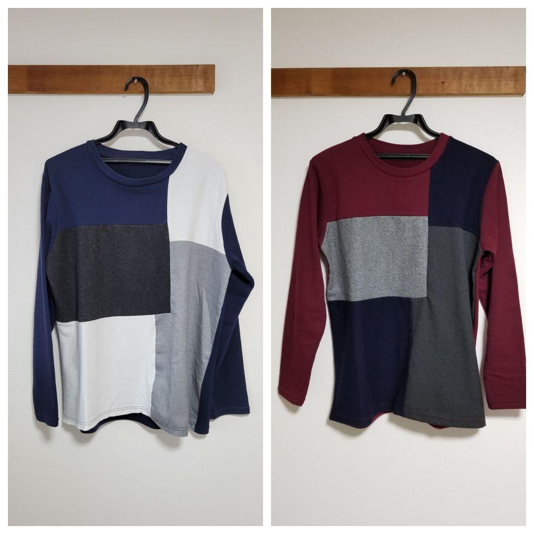 仮面ライダービルド桐生戦兎着用衣装異素材切替クルー(ネイビーver