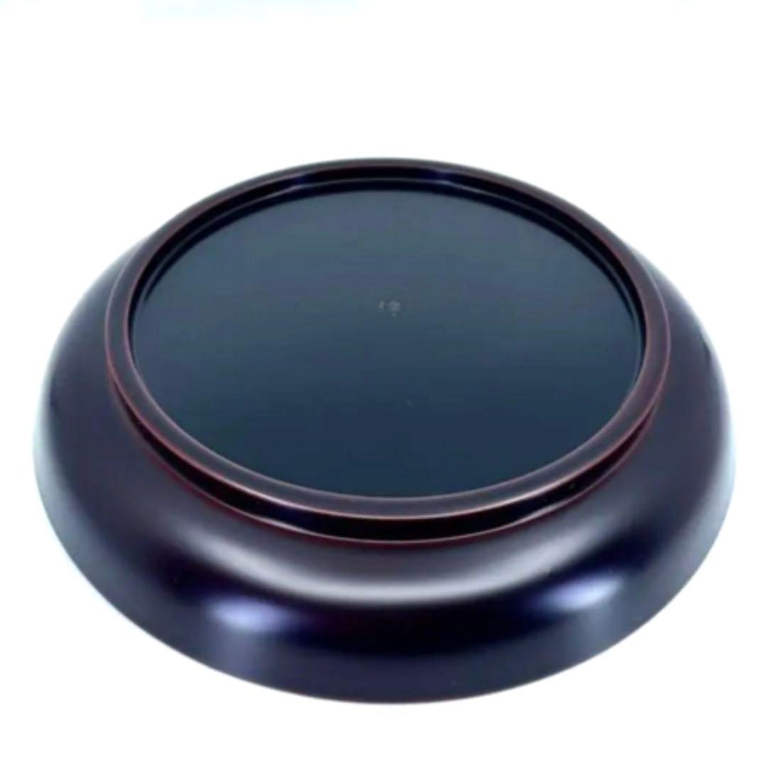 岩舘正二/隆　浄法寺塗高台八寸盛皿