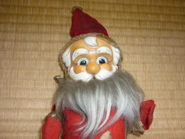 極希少 非売品 昭和10年頃◆森永キャンデーストア 銀座店 店頭用サンタクロース