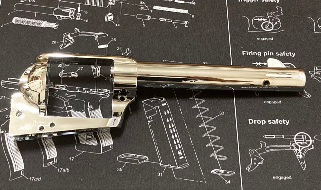 新品 未使用 ハートフォード SAA シルバー アーティラリー バレルフレーム