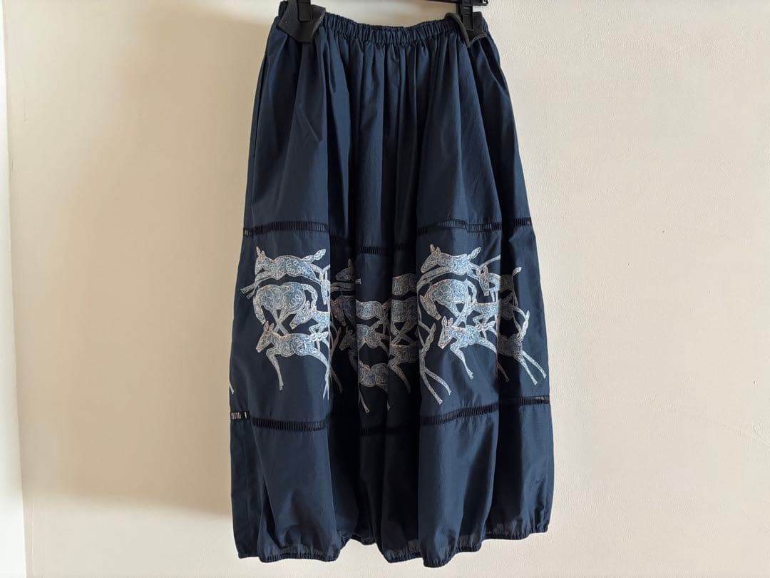 ミナペルホネン　papurikko バルーンスカート