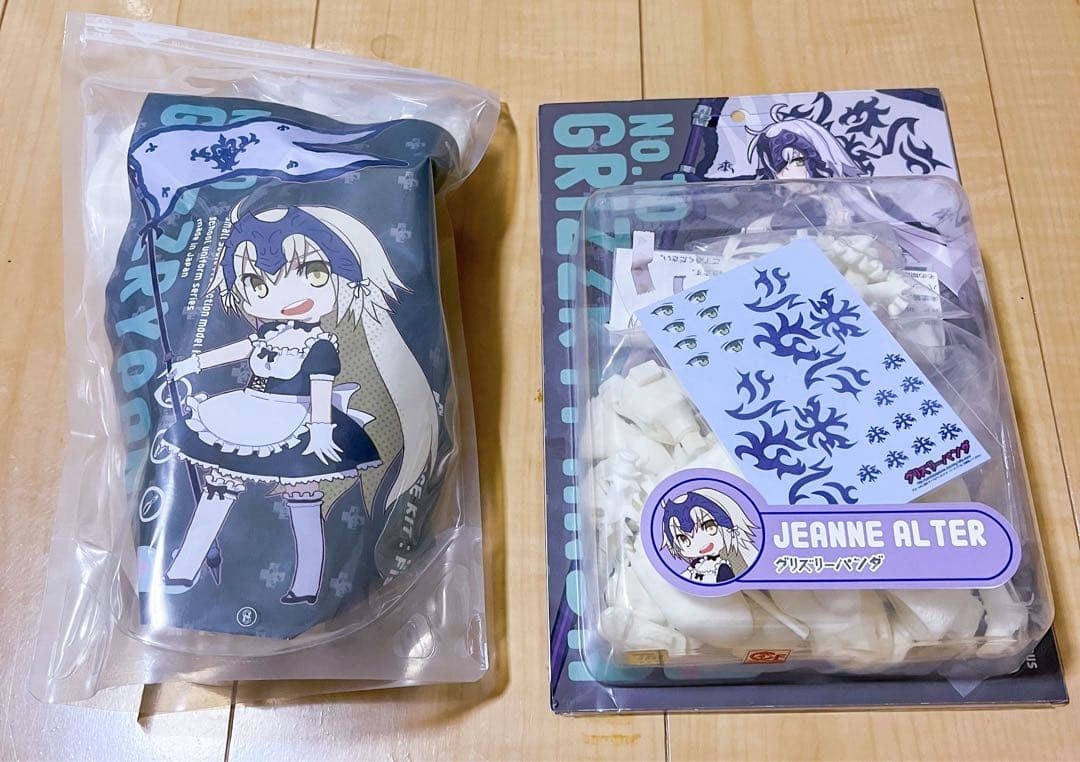 メイド ジャンヌ オルタ 旗付き ガレージキット グリズリーパンダ Fate