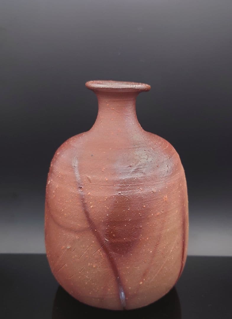 伊勢崎満 緋襷徳利 人間国宝 伊勢崎淳氏の兄 伊勢崎淳 備前焼 火