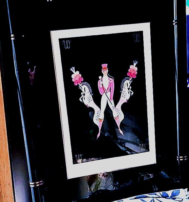 ❣️美術品#エルテ・アルファベットシリーズW(ダブル)#最後のリトグラフ#AP版