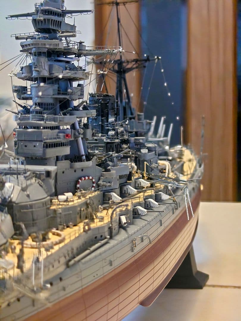 k*郎様 期間限定値下げ精密模型長門 開戦時（改） 1/350ポントス長門