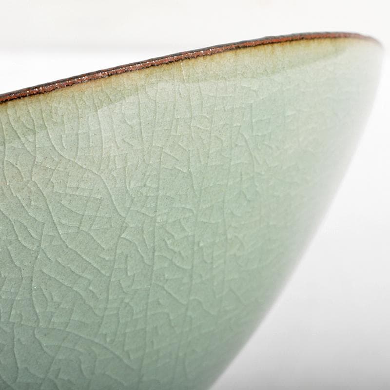 韓国人間文化財 柳海剛（柳根瀅）作 象嵌花文 茶碗 共箱 F R5974