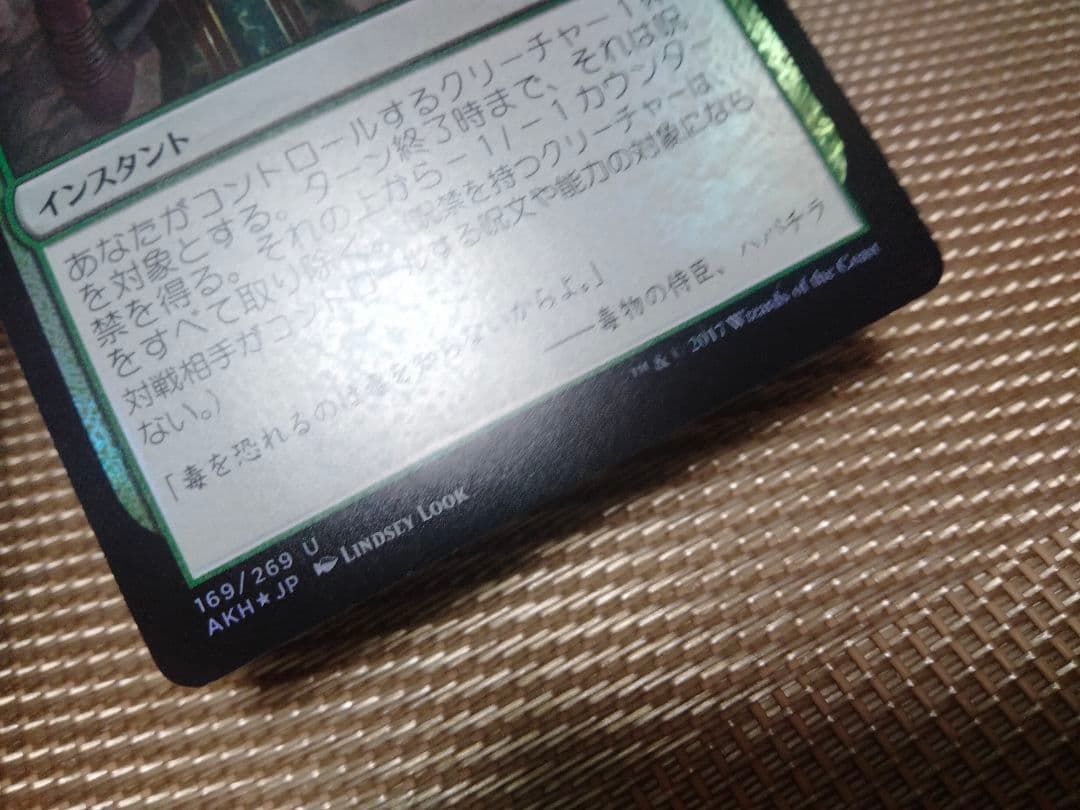 アモンケット foil ハパチラの刻印 日本語 1枚　MTG