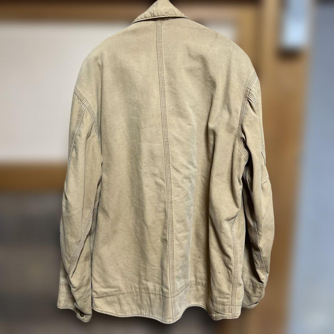 ヴィンテージ カーハートCarhartt ベージュ デトロイトジャケット　m M