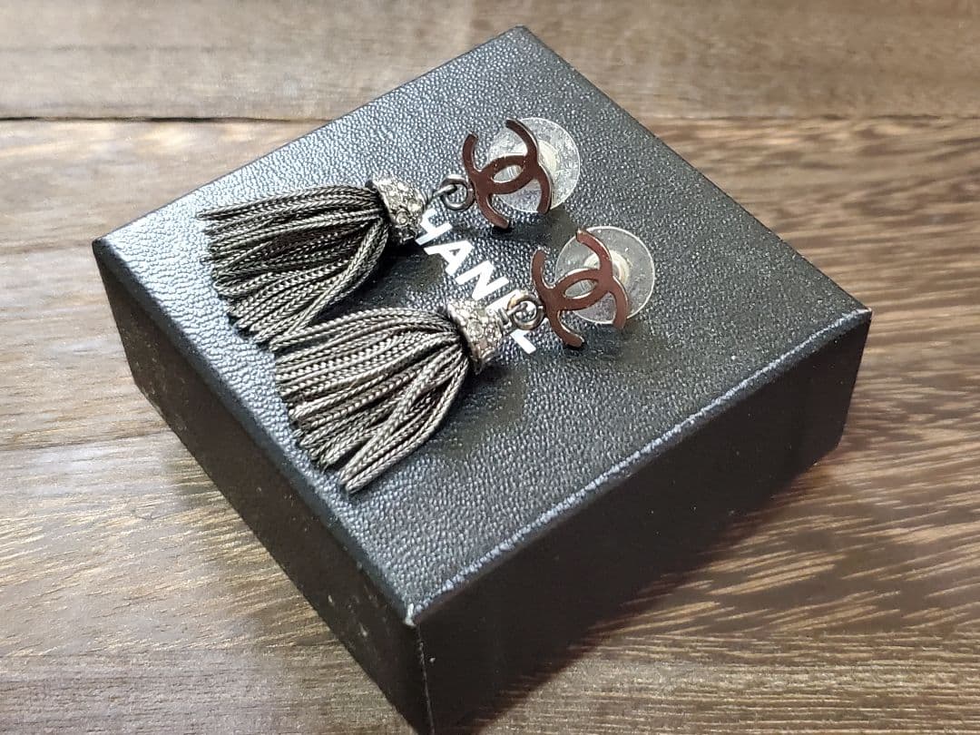 正規品】CHANEL シャネル 01P フリンジピアス｜楽天市場】chanel