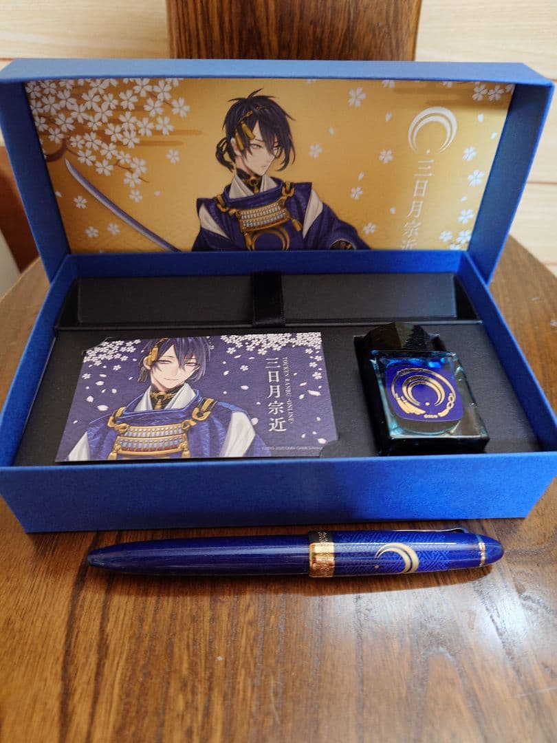 万年筆セット 三日月宗近 刀剣乱舞-ONLINE- 万年筆 三日月宗近【プレミアムバンダイ限定