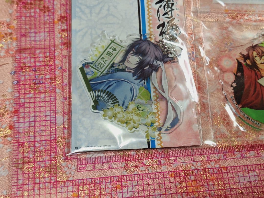 薄桜鬼　検定　3種セット　アクリルキーホルダー　沖田総司