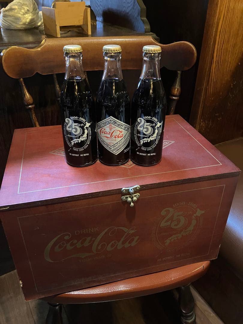 コカコーラ25th Anniversary 木製ボックスセット1956-1981 - メルカリ