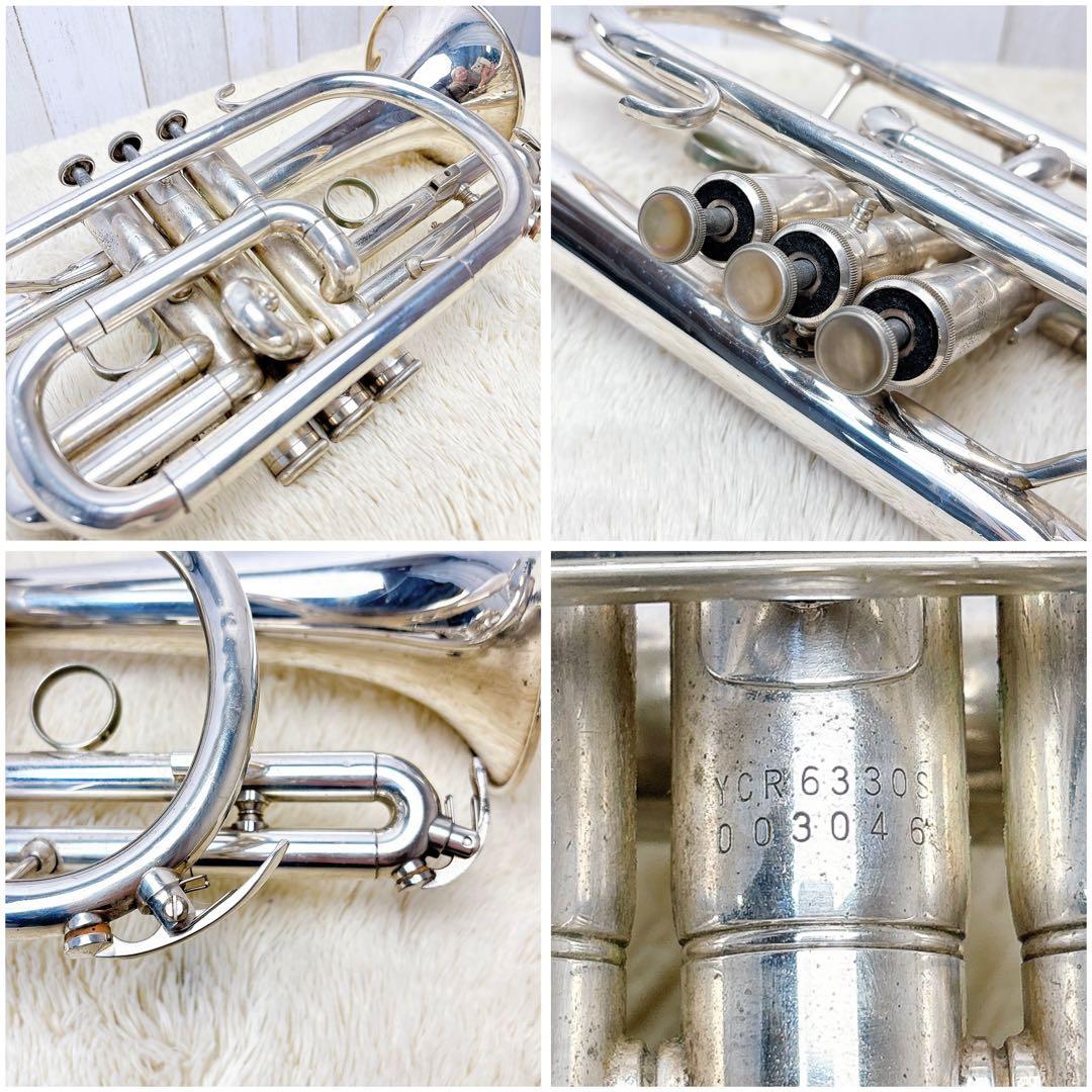 YAMAHA ヤマハ YCR-6330S コルネット B♭ マウスピース付き