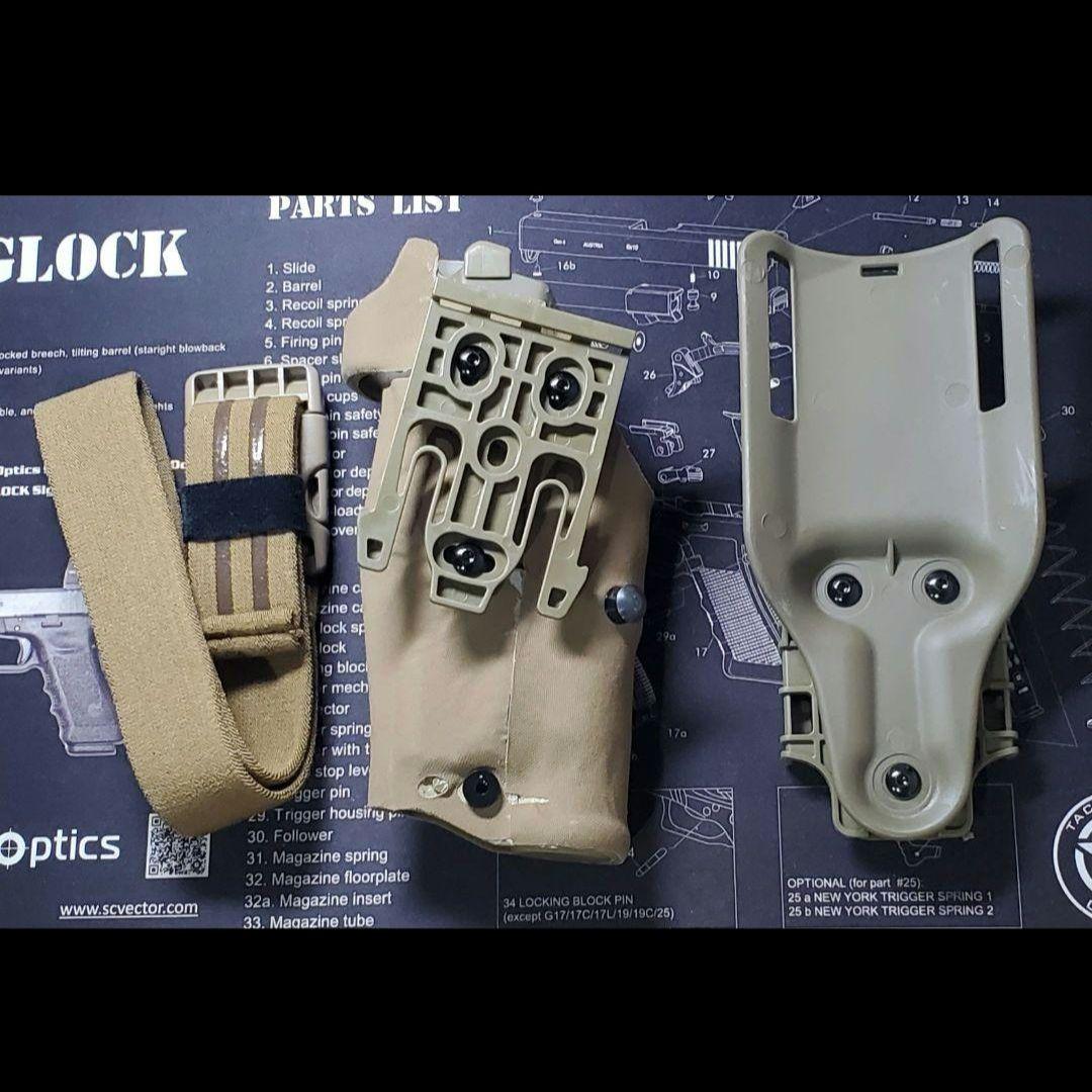 サファリランド レプリカ ホルスター コヨーテブラウン 右用