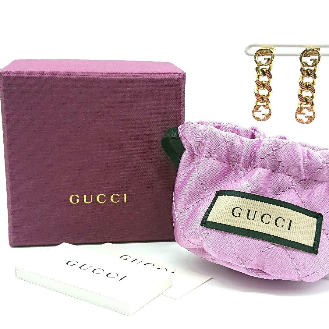 正規品 未使用に近い GUCCI ピアス 付属品 完備 スイス正規品 ︎正規