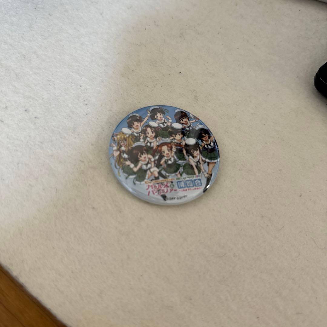 ガルパン博覧会入場特典缶バッジ