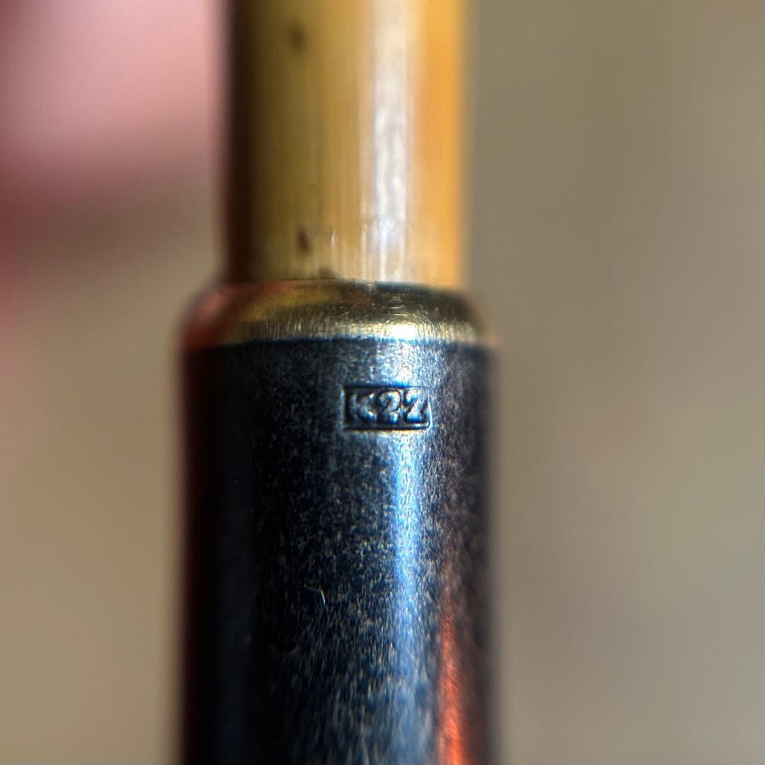 煙管 キセル 村田 k22刻印 金 銀四分一 煙草 k18