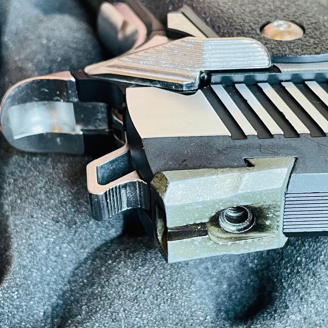 東京マルイ ガスブローバック ハイキャパカスタム デュアルステンレス　ガスガン