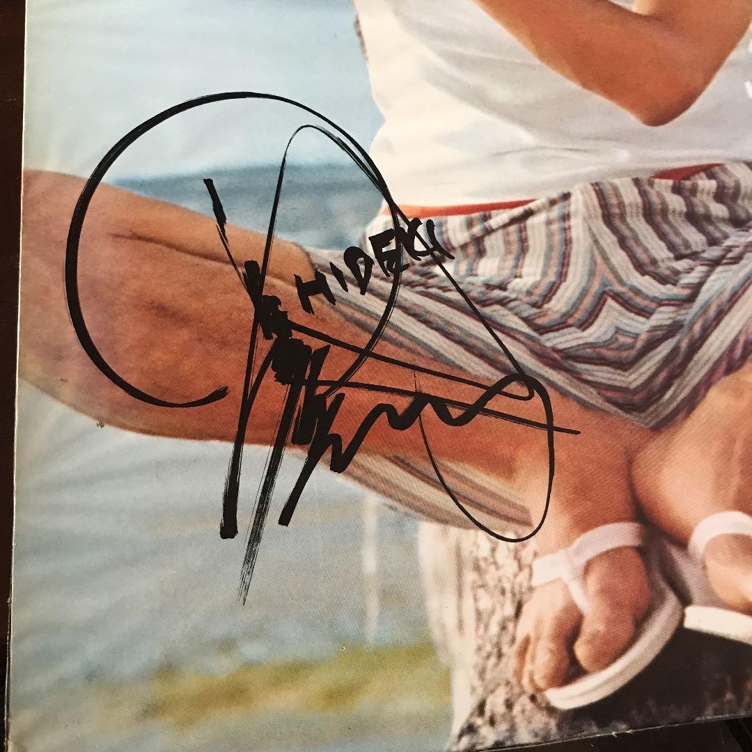 昭和レトロ　西城秀樹さん　木製パネル