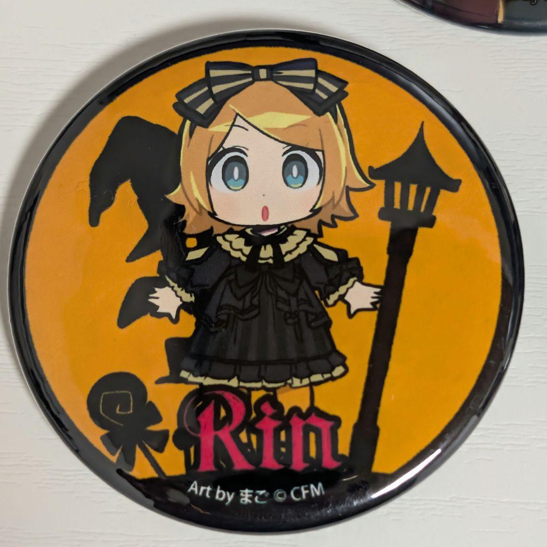 鏡音レン 缶バッジ Halloween Mad Tea Party 初音ミク