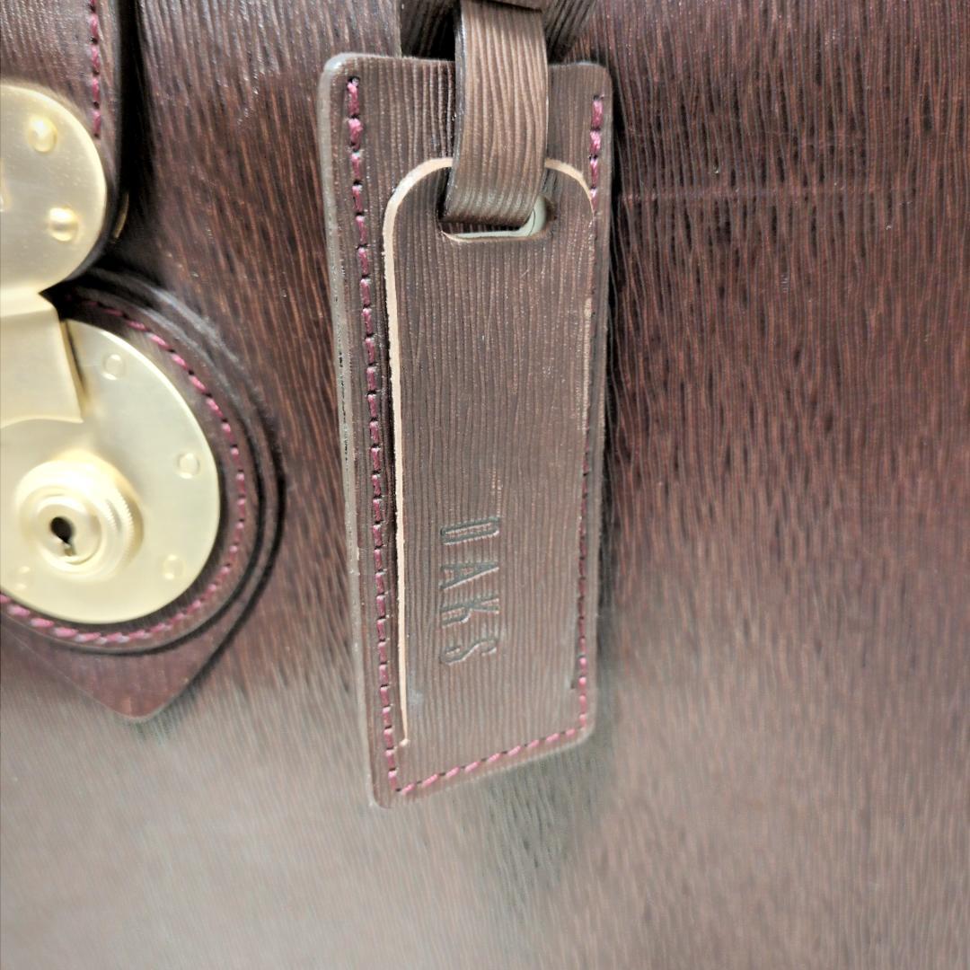 ★DAKS【ダックス】ダレスバッグ/ビジネスバッグ ボルドー ACE製 希少