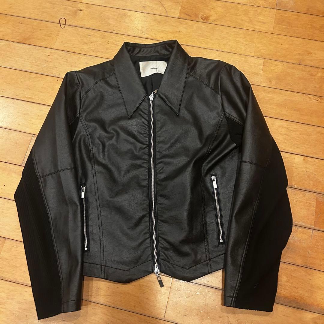 Jent louis Double Zip Leather Jacket