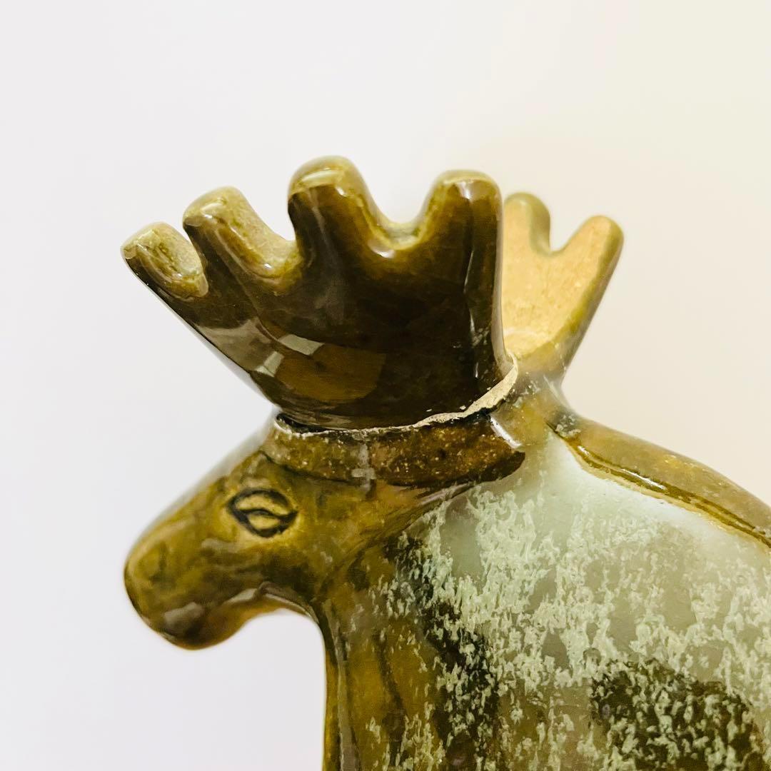 リサラーソン/STORA ZOO/ヘラジカ】北欧/大きな動物園/修復済