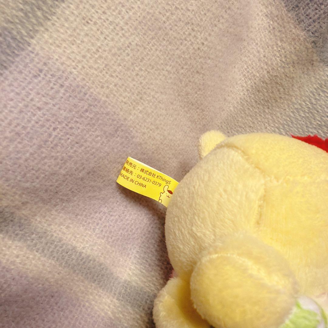 ポムポムプリンカフェ　マスコット　靴下の中にマフィン