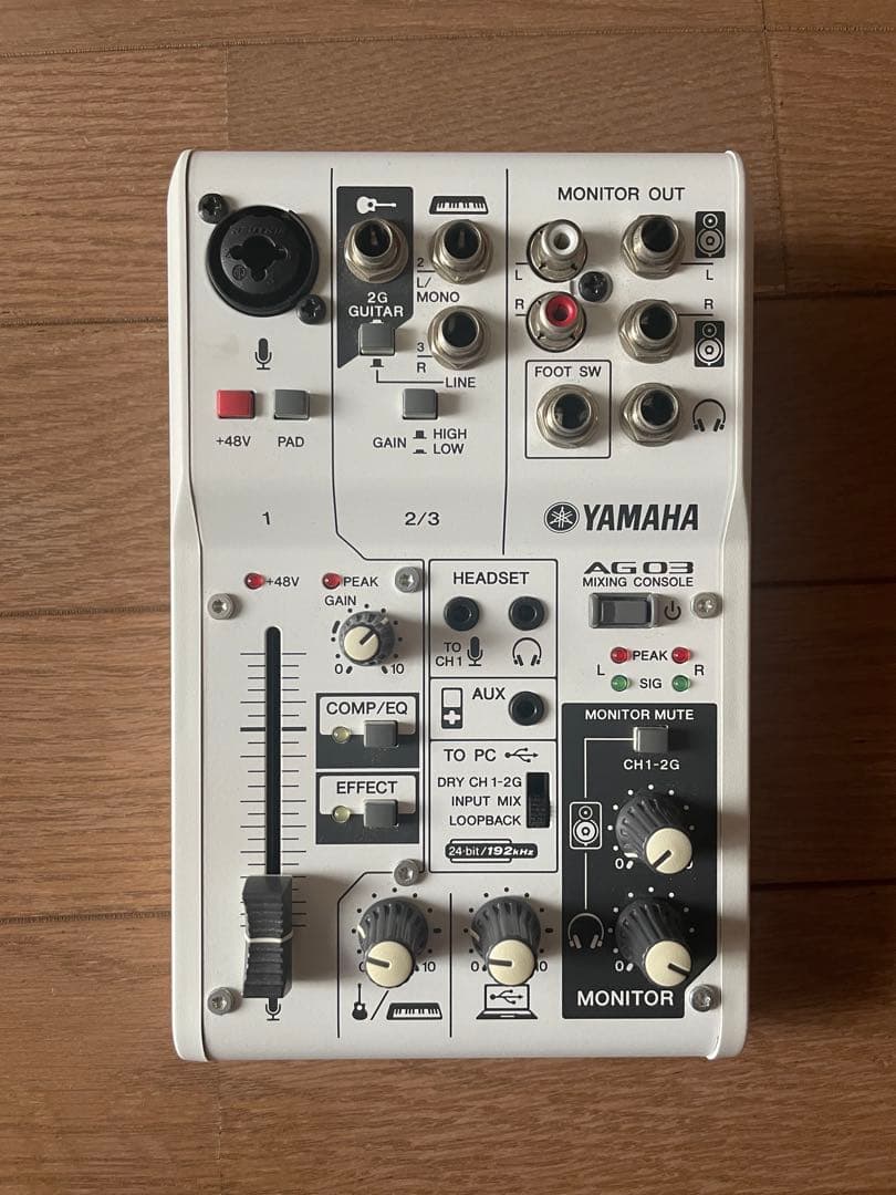 【配信機材】AG03、オーディオテクニカat2020、カメラアダプタ、XLR