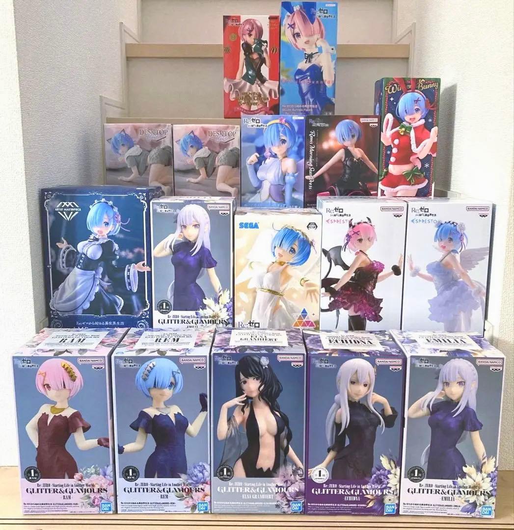 Re:ゼロ フィギュア まとめ売り レム ラム エルザ エミリア リゼロ 美少女
