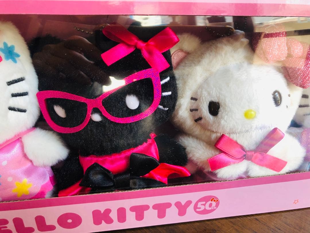 セブンネット限定ハローキティぬいぐるみチャーム5体セット50周年記念