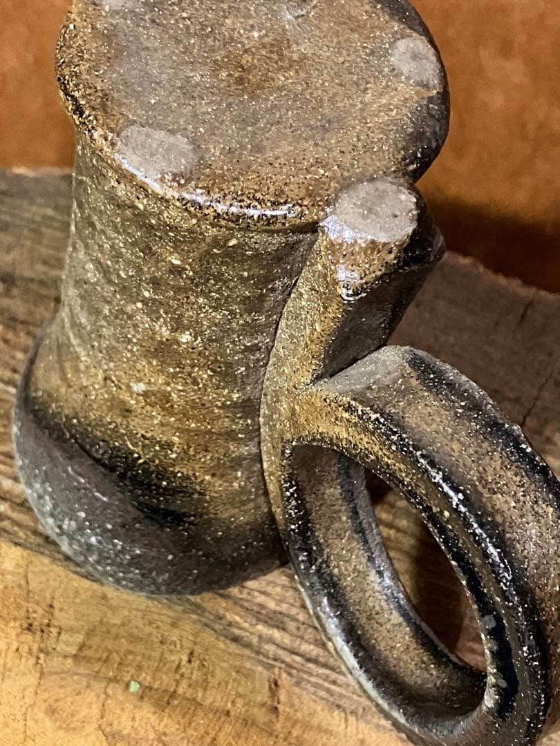 幽錦洞 慶田政太郎 薩摩火計茶碗 模 井口海仙(裏千家淡々斎弟）書付 共