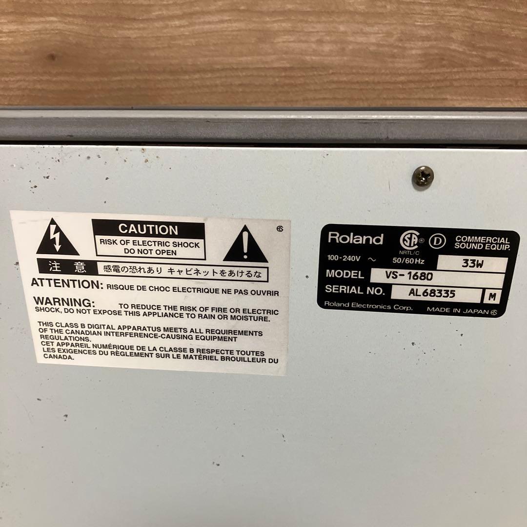 Roland VS-1680 マルチトラックレコーダー 動作未確認