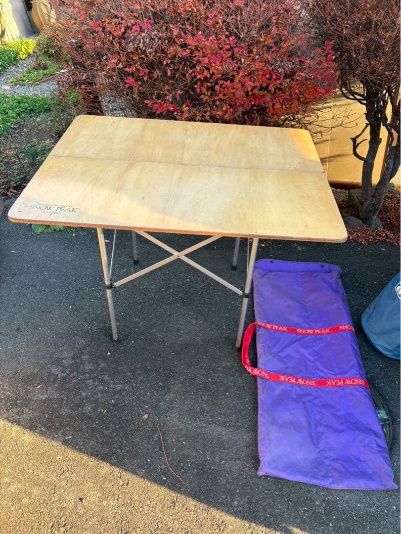 スノーピーク アジャスタブルフォールディングテーブル 廃盤品