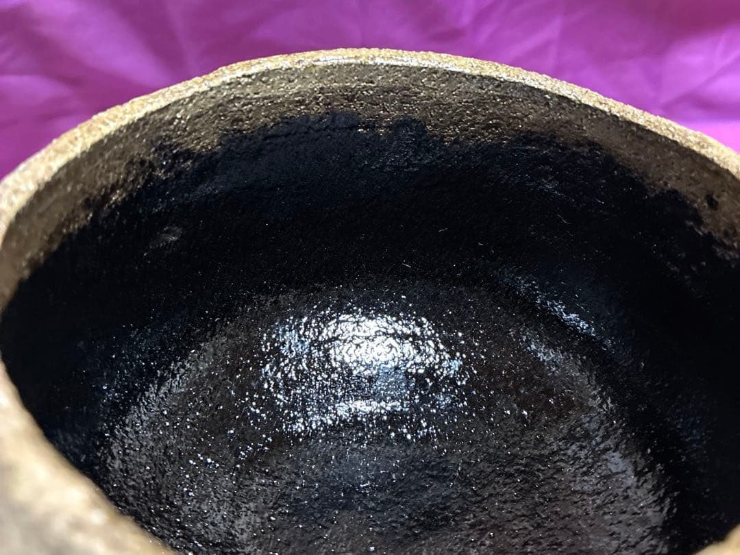 茶盌】光悦✨黒楽 『時雨』桂窯✨作者：伊藤 桂楽