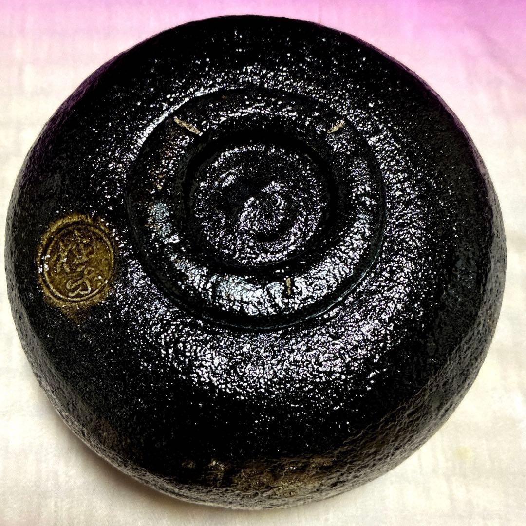 茶盌】光悦✨黒楽 『時雨』桂窯✨作者：伊藤 桂楽